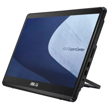 ASUS ExpertCenter E1 E1600WKAT-BMR185M All-in-One računalo - 15,6 inch HD zaslon osjetljiv na dodir, Intel Celeron N4500, 8GB RAM, 128GB SSD, bez operativnog sustava, crni