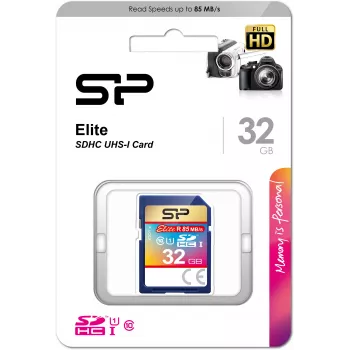 Silicon Power Elite SDHC 32GB UHS-I memory card (SP032GBSDHAU1V10)