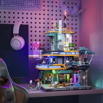 LUMIBRICKS Cyberpunk Neoncity - Apartment slagalica od 1000 dijelova