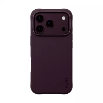 CARE by PanzerGlass Samba maska za iPhone 17/18 Pro, Dark Cherry, MagSafe