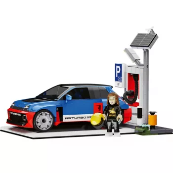 COBI EV Station & Renault 5 Turbo 3E (mjerilo 1:35)