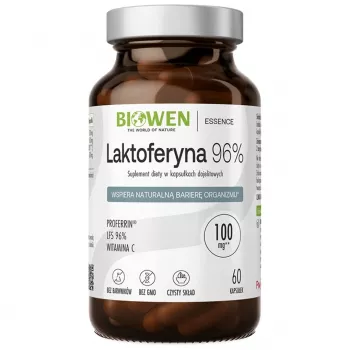 BIOWEN laktoferin 96% – 60 kapsula – visoko pročišćeni goveđi laktoferin, dodatak prehrani