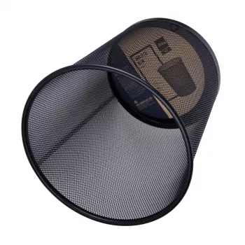 Deli Mesh Waste Bin 12L Black