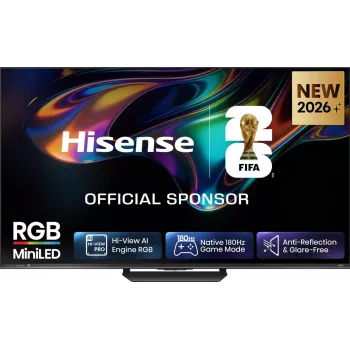 Hisense 55UR8DS 55 inch 4K QD-Mini LED Smart TV with Dolby Vision IQ, 120Hz, VIDAA U7