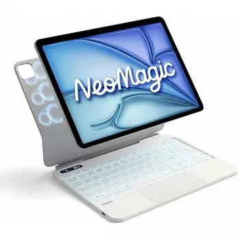 Inateck NeoMagic KB903-11A magnetska tastatura-futrola za iPad Air 11 / iPad Pro 11, QWERTZ, milky bijela