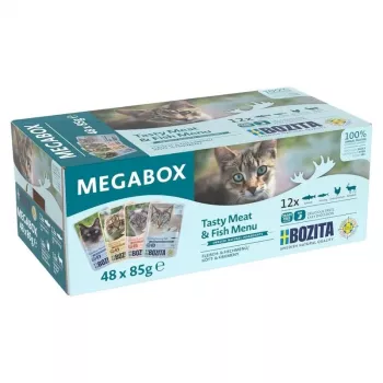 BOZITA vrećice hrane za mačke u umaku Megabox 48x85g