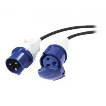 APC modularni produžni kabel za distribuciju IT napajanja, 3-žilni, IEC 60309 32A (2P+E) muški na ženski, 230 V, 6 m (PDX332IEC-600)