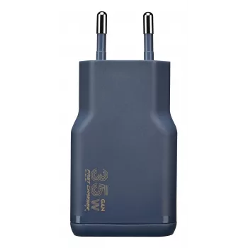 TUCANO ONE POWER KIT 35W GaN punjač s 60W USB-C kabelom indigo