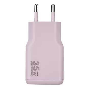 TUCANO ONE POWER KIT 35W GaN punjač s 60W USB-C kabelom, pink