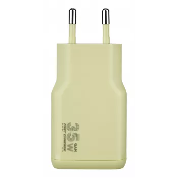 TUCANO ONE POWER KIT 35W GaN punjač s 60W USB-C kabelom - Citrus