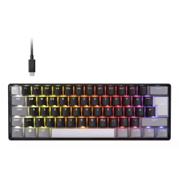 Corsair CLIPPER PRO MINI 60 Hall Effect 60% žična USB magnetska tipkovnica QWERTZ crna gaming