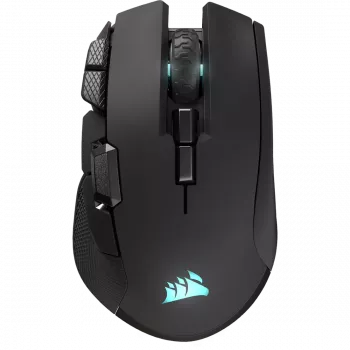 CORSAIR Ironclaw Wireless SE gaming miš - 26.000 DPI, optički, SLIPSTREAM Wireless, Bluetooth, USB, RGB, crni