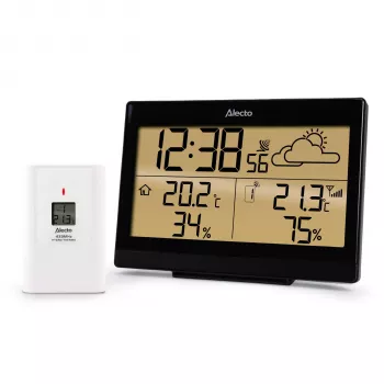 Alecto WS-2300 bežična meteorološka stanica s multi-senzorom, crna