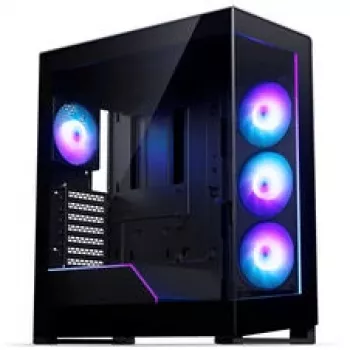 Phanteks NV5X Mid-Tower kućište za PC, E-ATX, kaljeno staklo, ARGB, crno