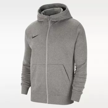 Nike Park 20 fleece majica s kapuljačom na patentni zatvarač, svijetlo siva, CW6891 063
