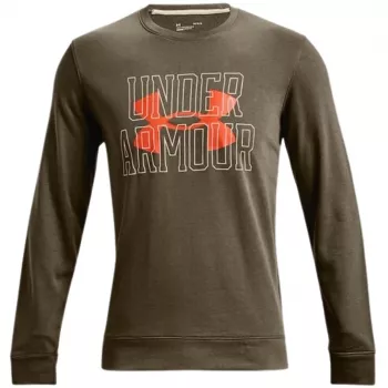 Under Armour UA Rival Terry Logo Crew muški sweatshirt, Forest Green