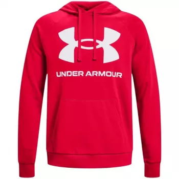 Under Armour Rival Fleece Big Logo muška hoodie jakna, crvena