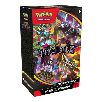 Pokémon TCG Mega Evolution Pitch Black booster display, engleski
