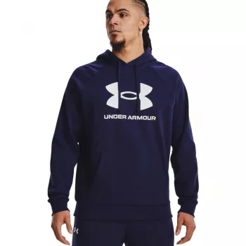 Under Armour muška majica Rival Fleece Logo HD, tamnoplava 1379758 410, XL