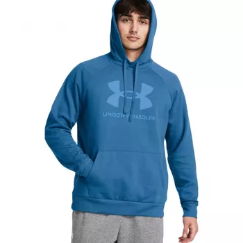 Under Armour muška majica s kapuljačom Rival Fleece Logo HD, Academy Blue, M