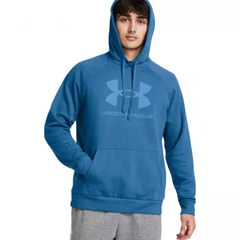 Under Armour muška majica Rival Fleece Logo HD, Academy Blue, 2XL