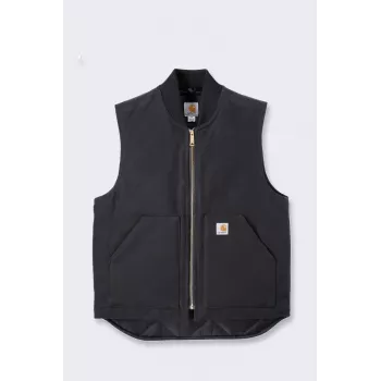 Carhartt V01 Firm Duck izolirani prsluk crni