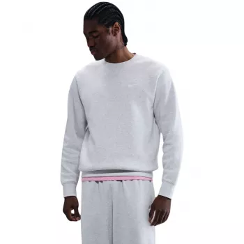 Nike Club Fleece muška majica s okruglim izrezom tamnosiva melange, veličina M