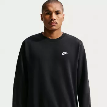 Nike Club Fleece muška hoodica na navlačenje crna, veličina S