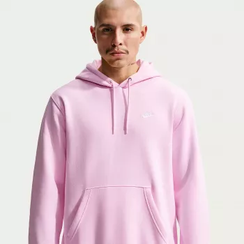 Nike Club Fleece muška hoodica svijetloružičasta FN3859-663, veličina L
