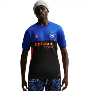 Nike Inter Milan 2026 Stadium posebno izdanje muška nogometna majica crno-plava XL