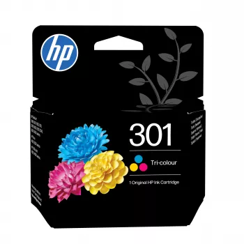 HP 301 originalna tintna patrona (trobojna, cijan, magenta, žuta) - standardni kapacitet