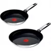 Tefal Emotion set tava od nehrđajućeg čelika, 2 dijela, 24/28 cm