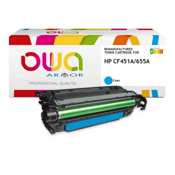 ARMOR OWA kompatibilna toner kartuša za HP CF451A cijan (10500 stranica)