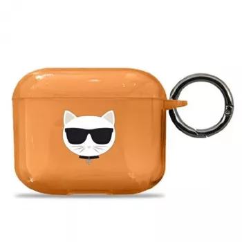 Karl Lagerfeld KLA3UCHFO AirPods 3 futrola narančasta Choupette