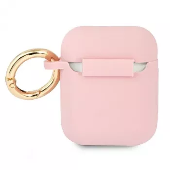 GUESS GUA2SSSI AirPods 1/2 futrola pink silikon Vintage Script