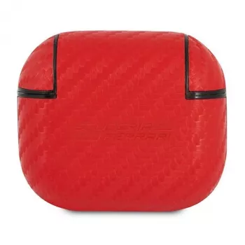Ferrari FESA3CARE On Track futrola za AirPods 3 crvena PU karbon