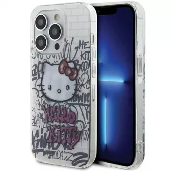 Hello Kitty HKHCP13LHDGPHT tvrda futrola IML Kitty On Bricks Graffiti za iPhone 13 Pro / 13 6,1