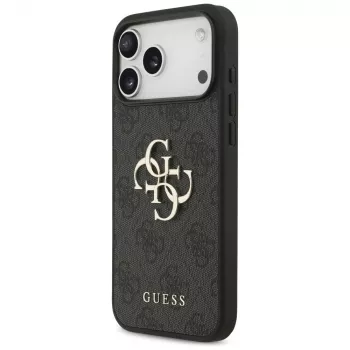 GUESS 4G Big Logo futrola za iPhone 17 Pro Max / 18 Pro Max - crna