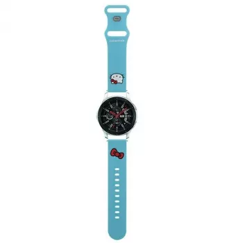 Hello Kitty univerzalni silikonski remen za sat Kitty Head plavi 22mm