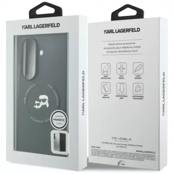 Karl Lagerfeld Karl & Choupette Pins MagSafe futrola za Samsung Galaxy Z Fold 8 Ultra - crna
