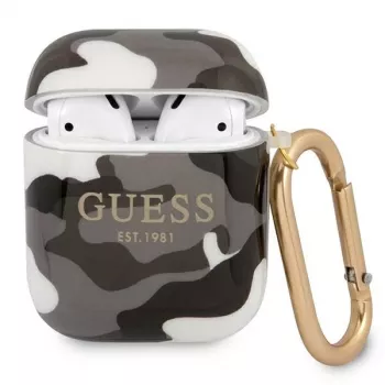 Guess GUA2UCAMG futrola za AirPods 1/2 crna Camo kolekcija
