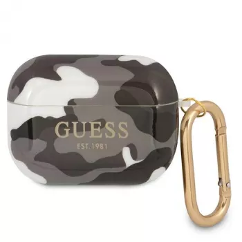 Guess GUAPUCAMG futrola za AirPods Pro crna Camo kolekcija
