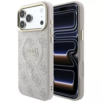 GUESS Embossed 4G Classic MagSafe futrola za iPhone 17 Pro Max / 18 Pro Max - roza