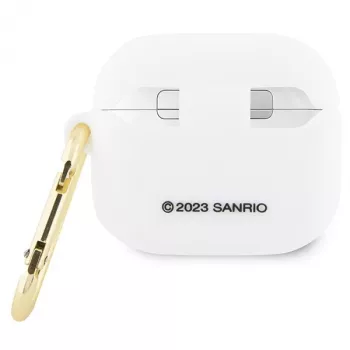 Hello Kitty HKA33DKHSH futrola za AirPods 3 bijela silikon 3D Kitty glava