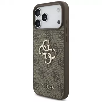 GUESS 4G Big Logo stražnja futrola za Apple iPhone 17 Pro / 18 Pro - smeđa