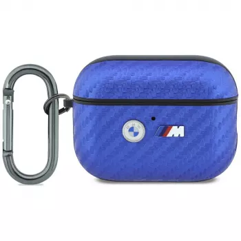 BMW M Carbon Metal Logo futrola za AirPods Pro 3, svijetloplava