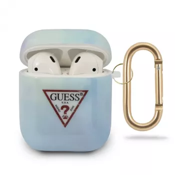 GUESS GUACA2TPUMCGC02 futrola za AirPods 1/2 plava Tie & Dye kolekcija