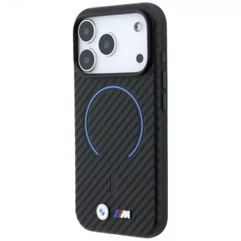 BMW M Carbon Printed Ring MagSafe futrola za iPhone 18 Pro / 17 Pro - crna
