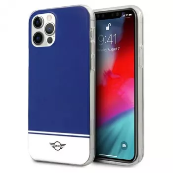MINI MORRIS Mini MIHCP12MPCUBINA iPhone 12/12 Pro 6,1 inch navy tvrda futrola Stripe Collection