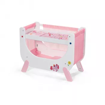 ZAPF CREATION BABY born Unicorn Bedside Crib for Dolls up to 43 cm